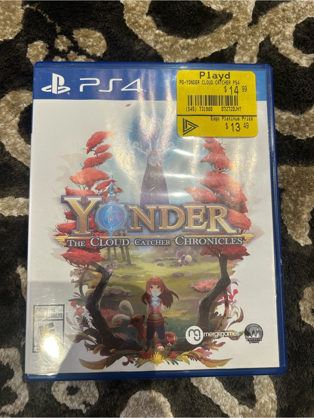 Sony Yonder: The Cloud Catcher Chronicles - Blue Case Art
